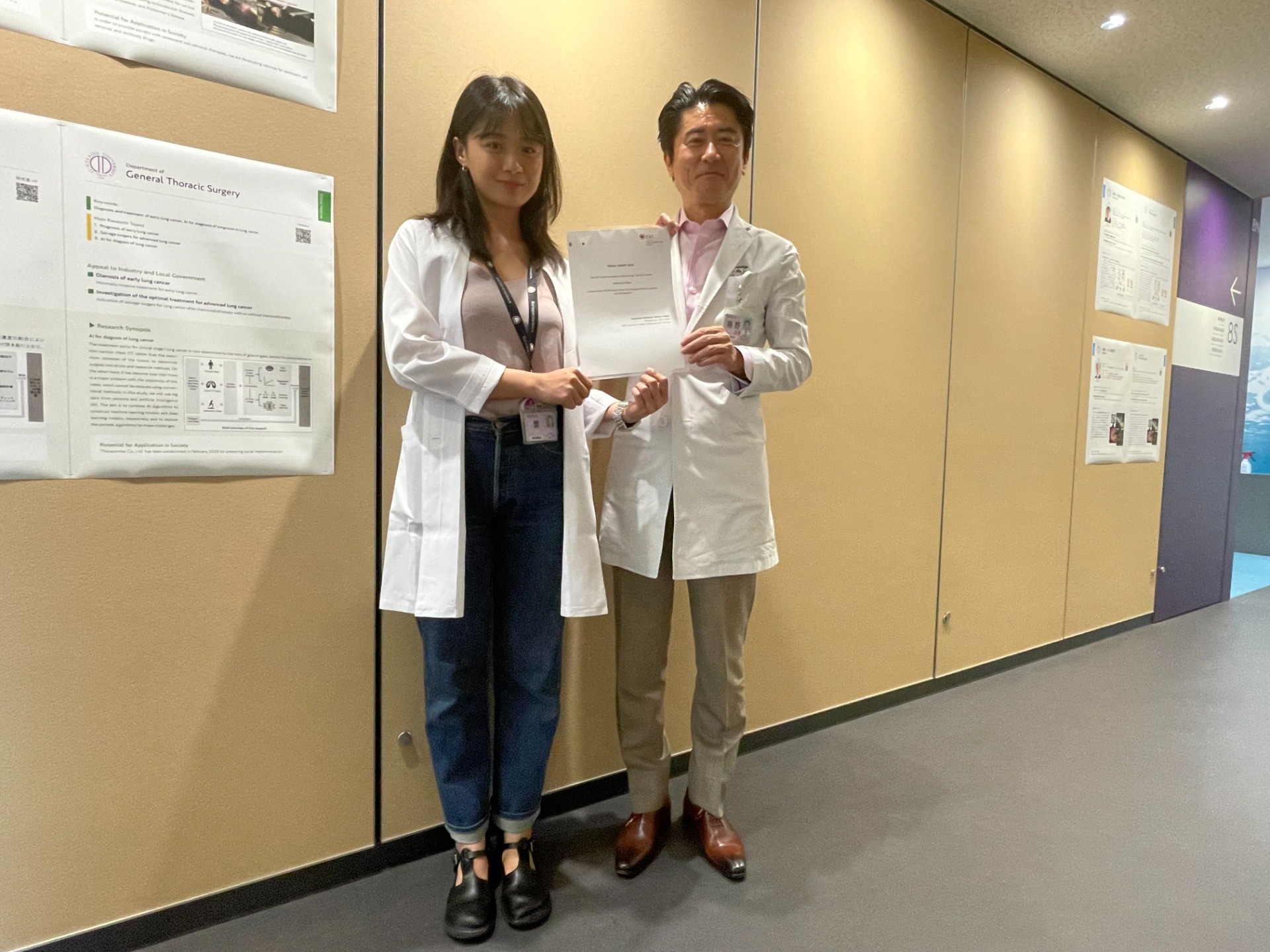 老化制御グループのCHIEH LUN HSIAO先生が先日行われたESC Congress 2024で"Travel grant"を受賞されました！